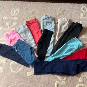 Girls Toddler Pants/Leggings Lot, 12-18-24 months sizes